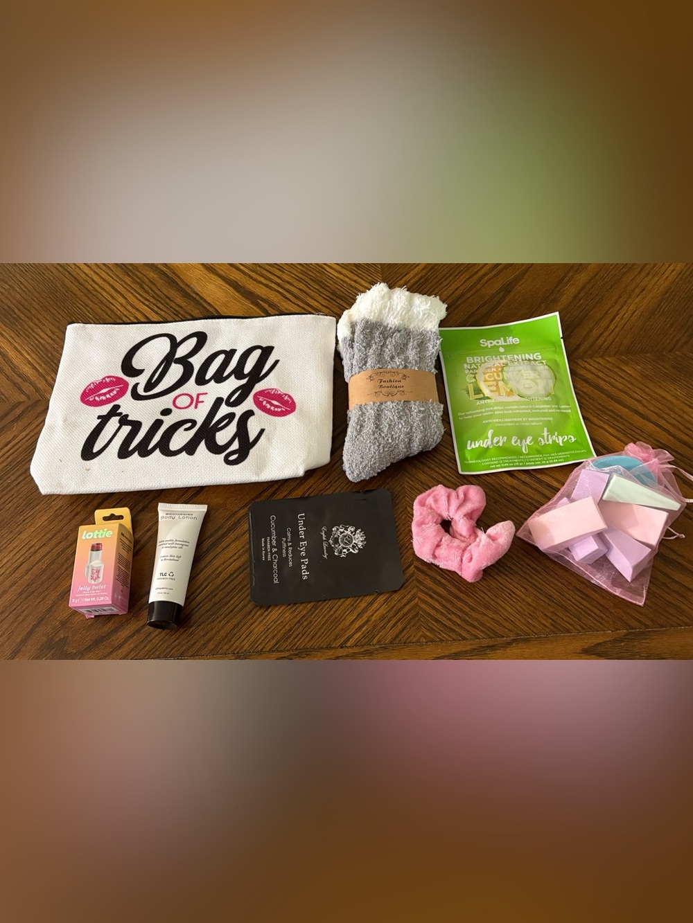 New Bag of Tricks Cosmetic Bag Stuffed with Cosmetics, Skin Care & Accessories